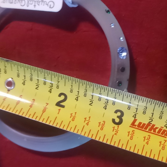 Two's company teal bangle bracelets 2 see pics for size - Picture 6 of 9